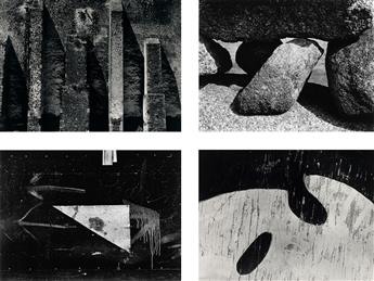 AARON SISKIND (1903-1991) Set of 50 signed photographs of many of Siskinds best-known images. Includes 30 graphic abstractions, 2 subl
